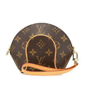 Louis Vuitton Monogram Ellipse Shoulder Bag Brown Leather